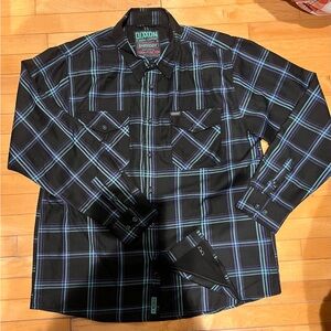DIXXON Men's Shreddy Collab Plaid Shirt 2XL